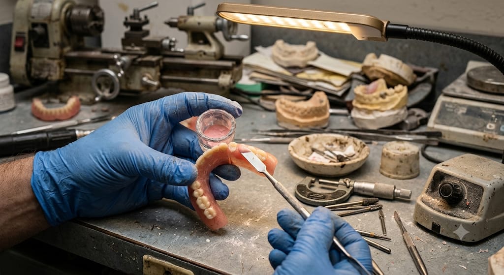 Denture repair service